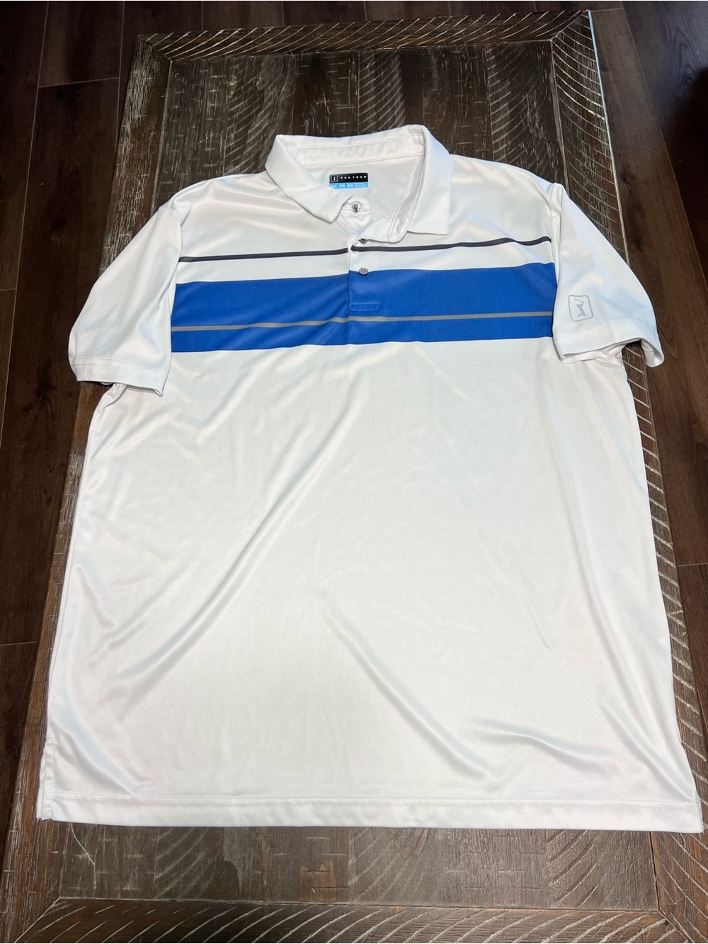 PGA Tour Men’s Golf Polo Striped Size 2XL